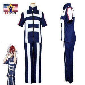Boku No My Hero Academia Bakugou Katsuki Todoroki Shouto Costume Sz XL